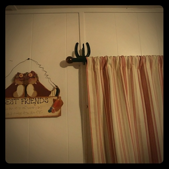 D B Accents Western Curtain Rod Holder And Tie Backs Poshmark